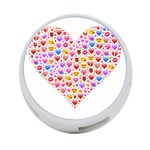 heart Emoji 4-Port USB Hub (One Side)