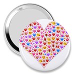 heart Emoji 3  Handbag Mirror