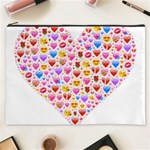 heart Emoji Cosmetic Bag (XXXL)