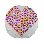 heart Emoji Standard 15  Premium Round Cushion 