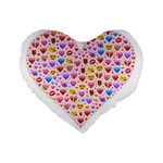 heart Emoji Standard 16  Premium Heart Shape Cushion 