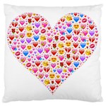 heart Emoji Standard Flano Cushion Case (One Side)