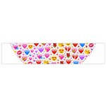 heart Emoji Flano Scarf (Small)