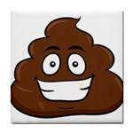 Emoji Poop Tile Coaster