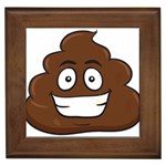 Emoji Poop Framed Tile