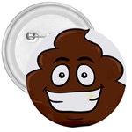 Emoji Poop 3  Button