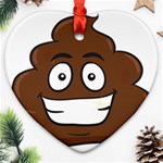 Emoji Poop Ornament (Heart)