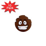 Emoji Poop 1  Mini Magnet (10 pack) 