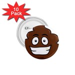 Emoji Poop 1.75  Button (10 pack) 