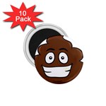 Emoji Poop 1.75  Magnet (10 pack) 