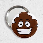 Emoji Poop 2.25  Handbag Mirror