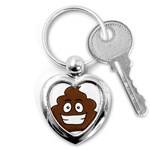 Emoji Poop Key Chain (Heart)