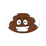 Emoji Poop Sticker (Oval)