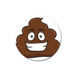 Emoji Poop Magnet 3  (Round)