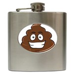 Emoji Poop Hip Flask (6 oz)