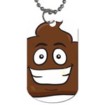 Emoji Poop Dog Tag (Two Sides)