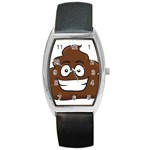 Emoji Poop Barrel Style Metal Watch