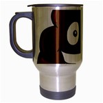 Emoji Poop Travel Mug (Silver Gray)