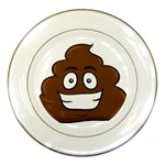 Emoji Poop Porcelain Plate