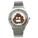 Emoji Poop Stainless Steel Watch