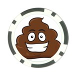 Emoji Poop Poker Chip Card Guard