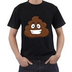 Emoji Poop Men s T-Shirt (Black)