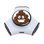 Emoji Poop 3-Port USB Hub