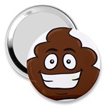 Emoji Poop 3  Handbag Mirror