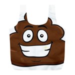 Emoji Poop Full Print Recycle Bag (L)