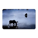 Moose in Peaceful Waters Magnet (Rectangular)