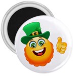 St patricks Emoji  3  Magnet