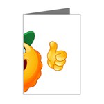 St patricks Emoji  Mini Greeting Card