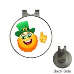 St patricks Emoji  Golf Ball Marker Hat Clip