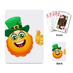 St patricks Emoji  Playing Cards Single Design