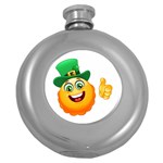 St patricks Emoji  Hip Flask (5 oz)