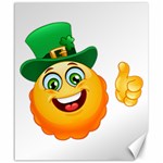 St patricks Emoji  Canvas 20  x 24 