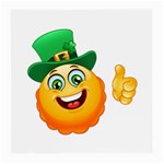 St patricks Emoji  Medium Glasses Cloth