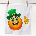 St patricks Emoji  Face Towel