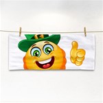 St patricks Emoji  Hand Towel