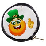 St patricks Emoji  Mini Makeup Bag