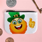 St patricks Emoji  Mini Coin Purse