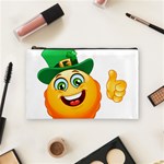 St patricks Emoji  Cosmetic Bag (Medium)