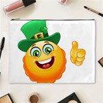 St patricks Emoji  Cosmetic Bag (XL)