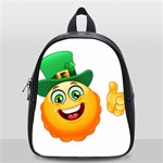 St patricks Emoji  School Bag (Small)