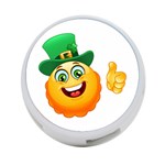 St patricks Emoji  4-Port USB Hub (One Side)