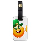 St patricks Emoji  Luggage Tag (one side)