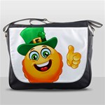 St patricks Emoji  Messenger Bag