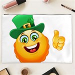 St patricks Emoji  Cosmetic Bag (XXL)