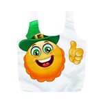 St patricks Emoji  Full Print Recycle Bag (M)