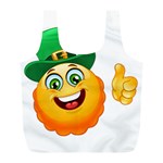 St patricks Emoji  Full Print Recycle Bag (L)